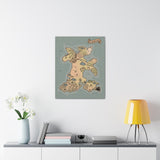 South Island of Mechus Map Canvas Wrap