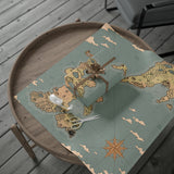 Map of Mechus-Tas Wrapping Paper