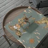 Map of Mechus-Tas Wrapping Paper