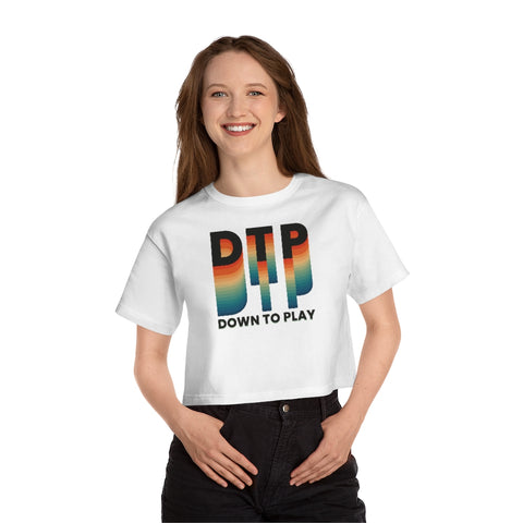"Down to Play" Cropped T-Shirt